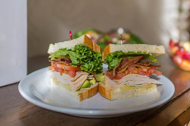 California club sandwich from Cafe Venue